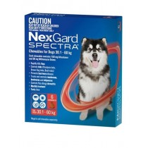 NexGard Spectra XL (30–60 kg) žuvacie tablety 3 x 1 tbl.
